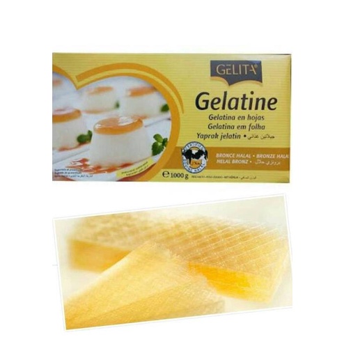 

Gelatin Sheet 3 Lembar Halal / Gelatine Lembaran / Gelatine