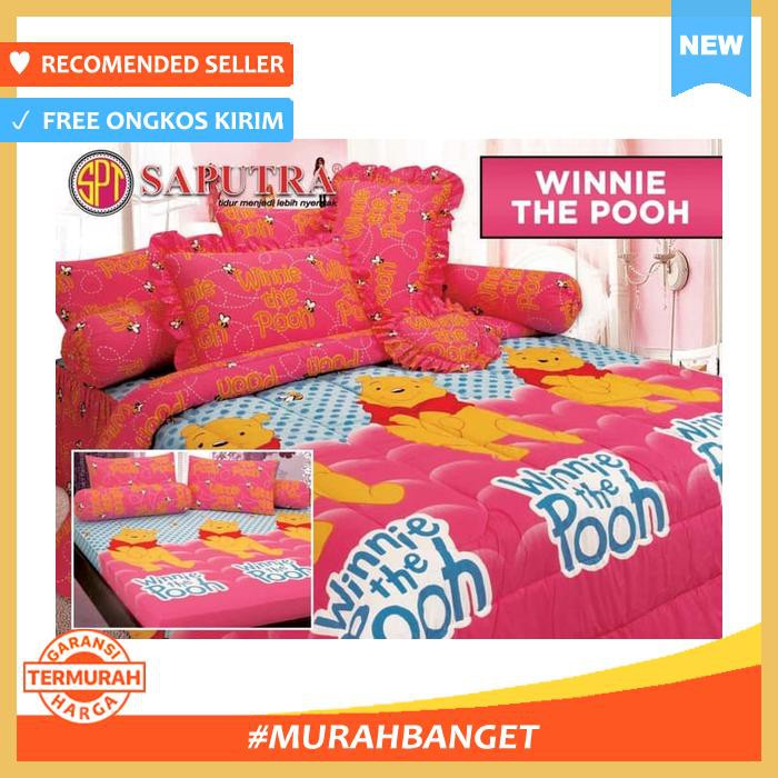 SPREI SAPUTRA 180 X 200 WINNIE THE POOH