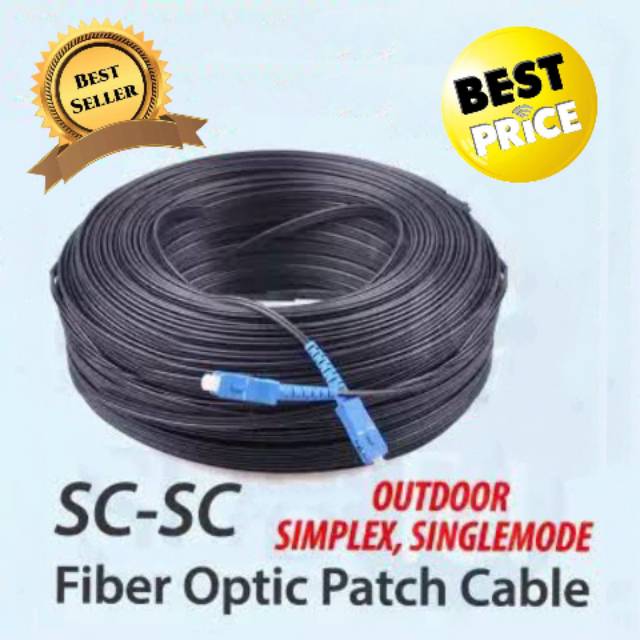 drop cable fiber optic sc/upc - sc/upc single mod simplex outdoor 150meter