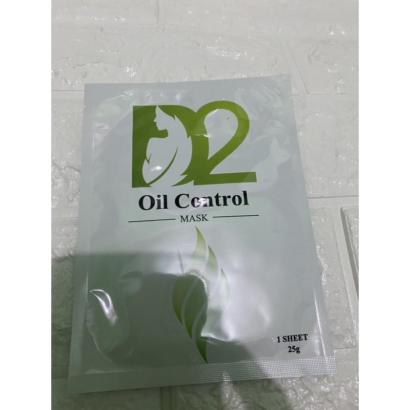 

D2 med oil control mask masker oily acne