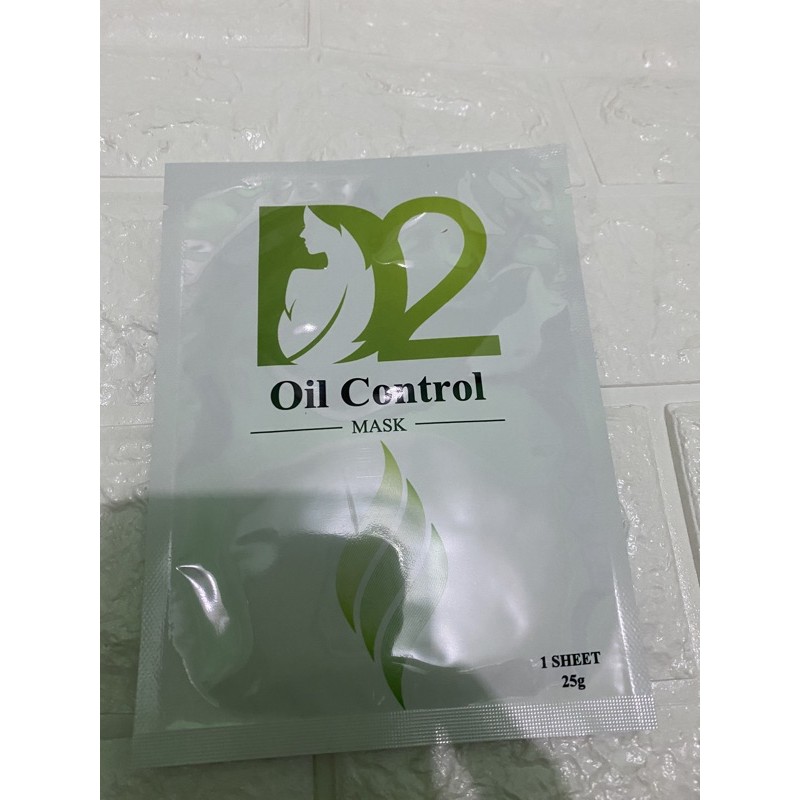 D2 med oil control mask masker oily acne