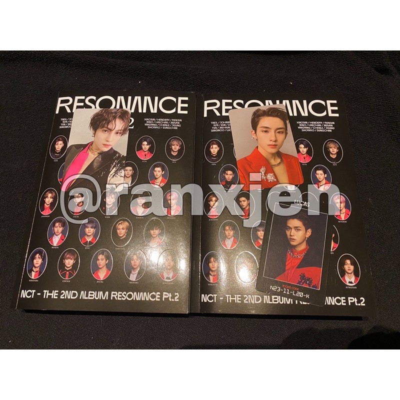 nct resonance pt 2 arrival ver winwin yangyang lucas pc ac album only [baca desc]
