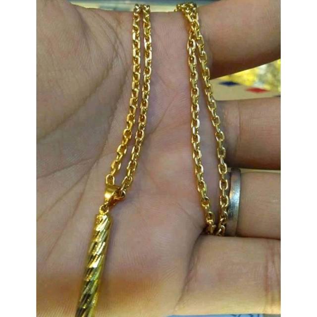 Kalung sepuhan emas24K murah