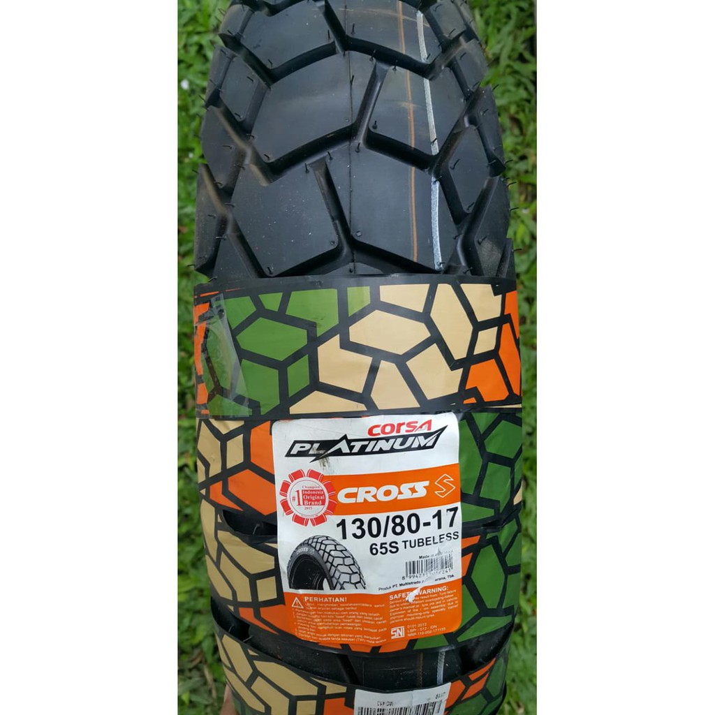 BAN CORSA PLATINUM 130 80 17 CROSS S TUBELESS