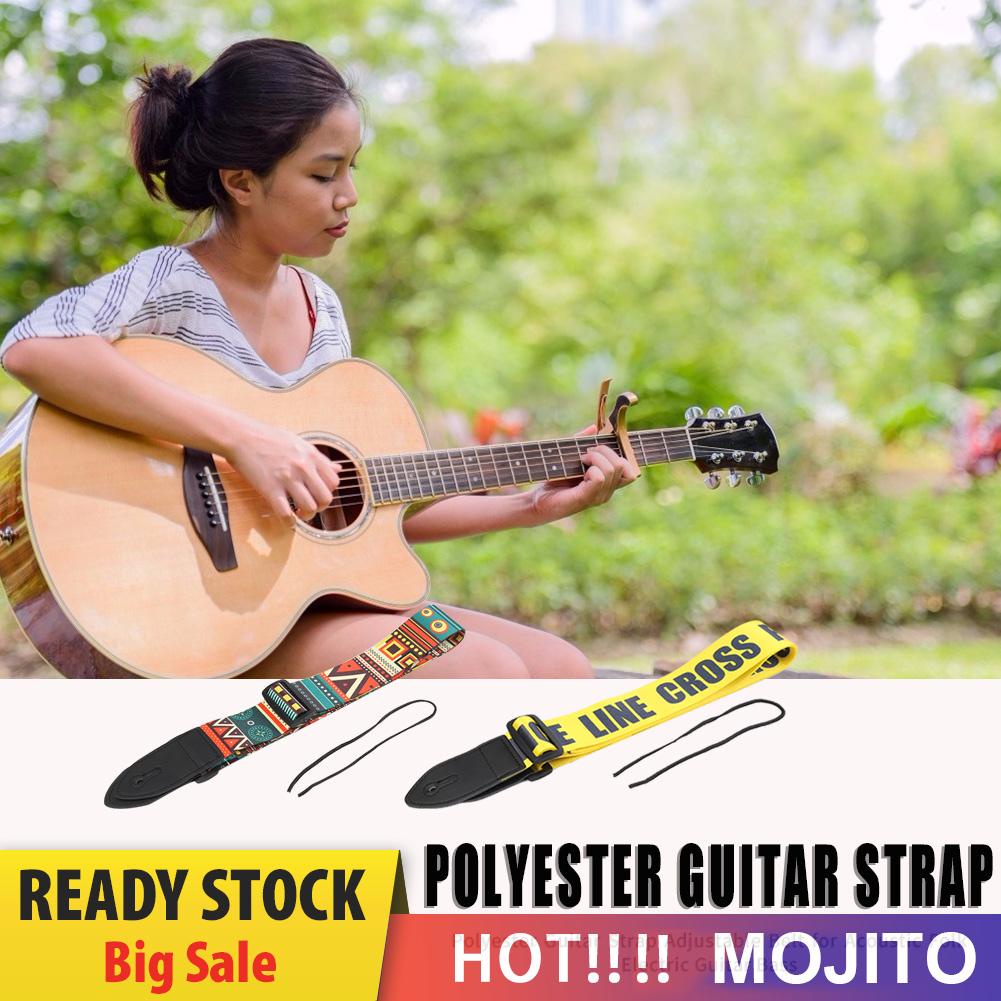 Strap Adjustable Untuk Gitar Akustik / Elektrik