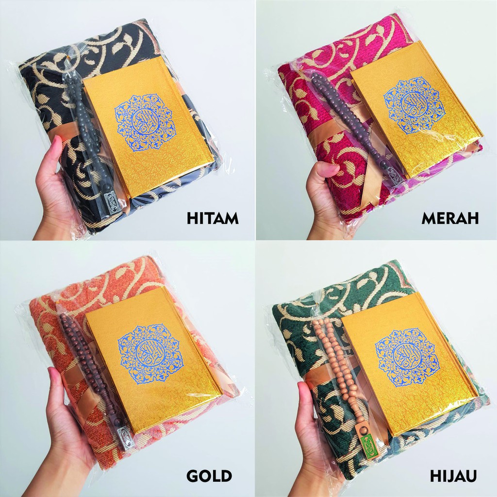 [S9QA6T] SAJADAH S9 + AL QURAN A6 + FREE TASBIH KAYU