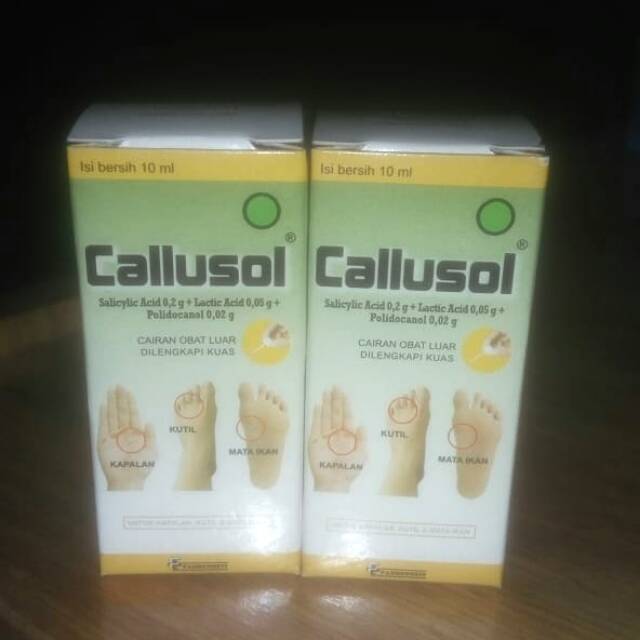 Callusol / obat kutil kapalan