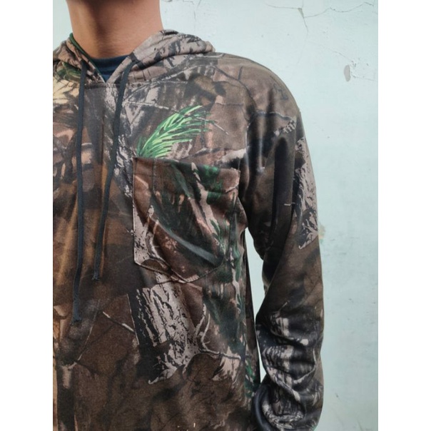 (COD)Kaos camo perbakin tebal/KAOS BERBURU/KAOS HUNTING/KAIN LUMAYAN TEBAL