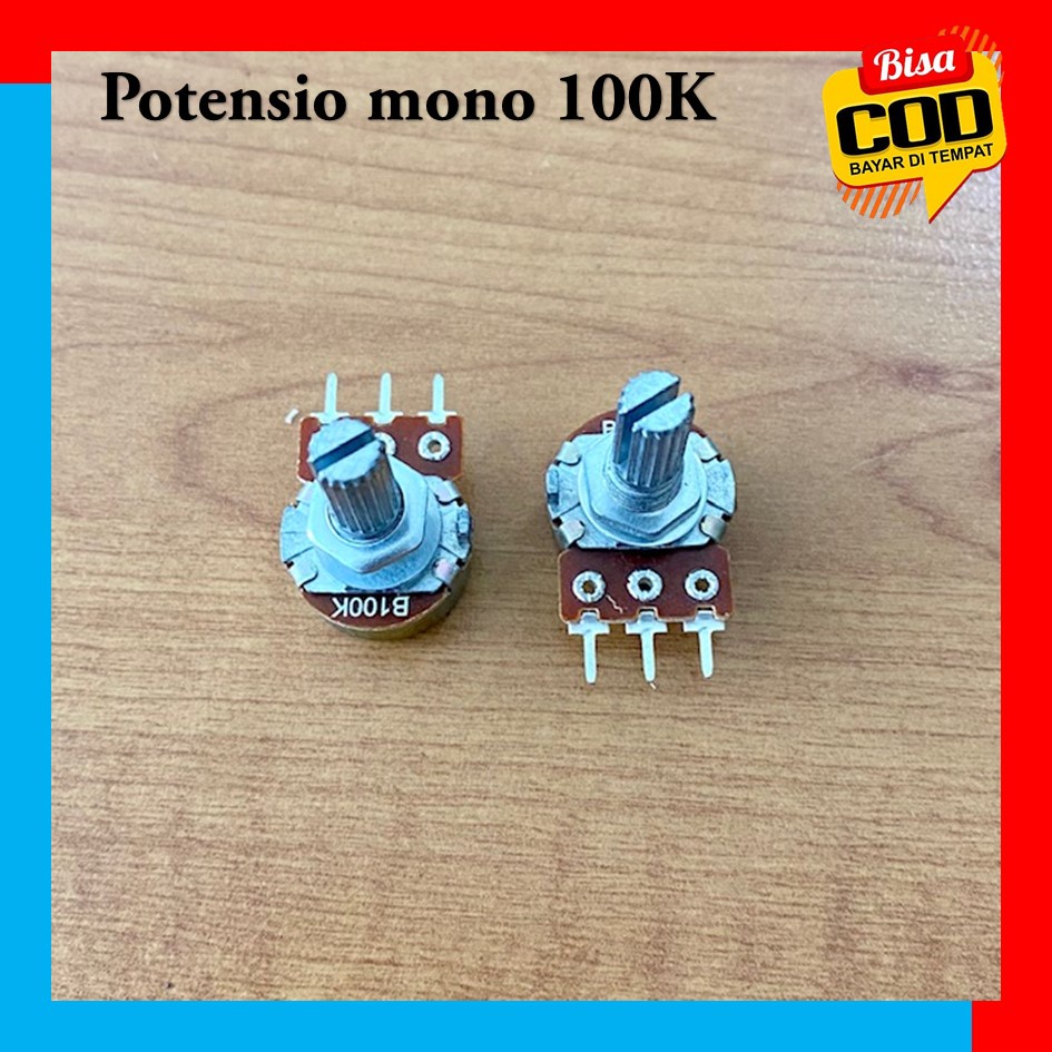 Potensiometer potensio Mono Linear 100K