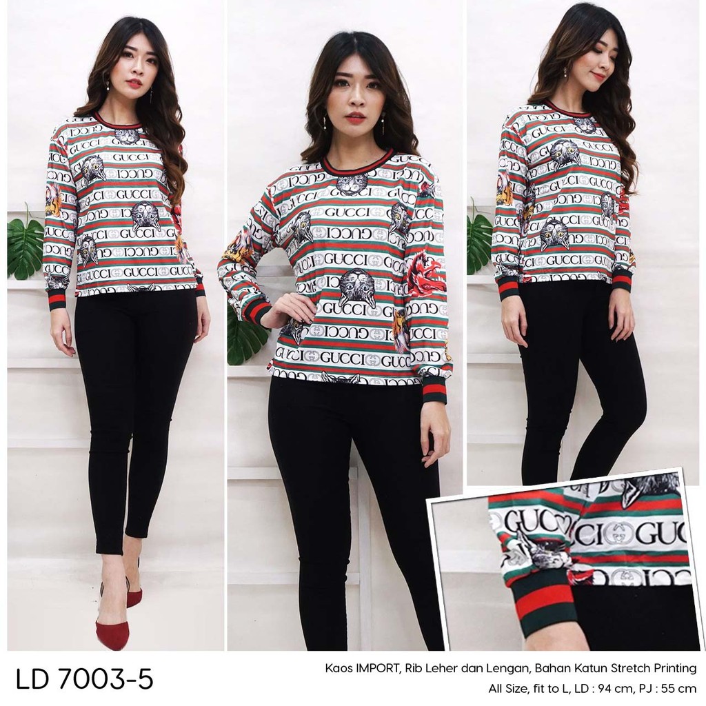 La Ld 7003 5 Kaos Import Shopee Indonesia