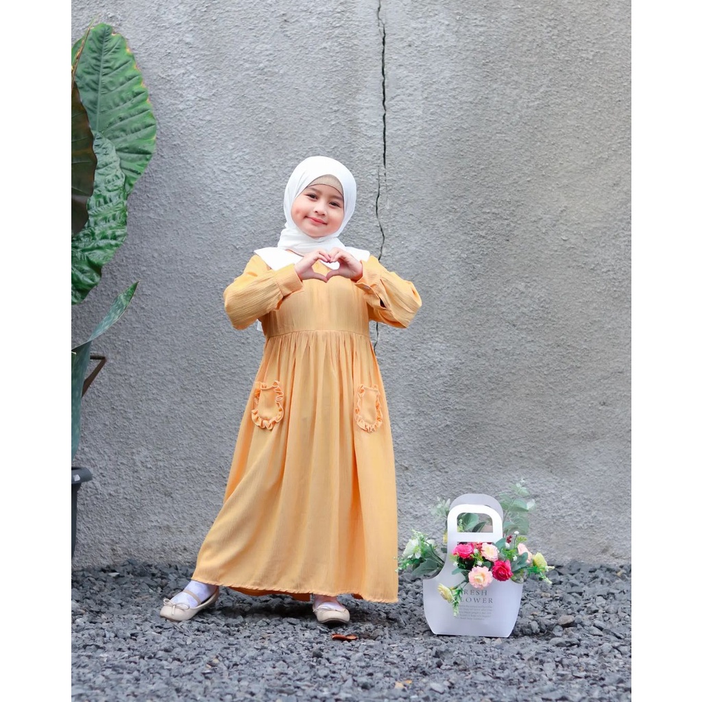 Promo GAMIS ANAK JELITA KATUN JEPANG LOKAL USIA 3-5 thn Keren