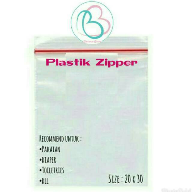 Plastic Zipper Seal 20x30 Plastik Seal Klip 25x35 Klip 30x40