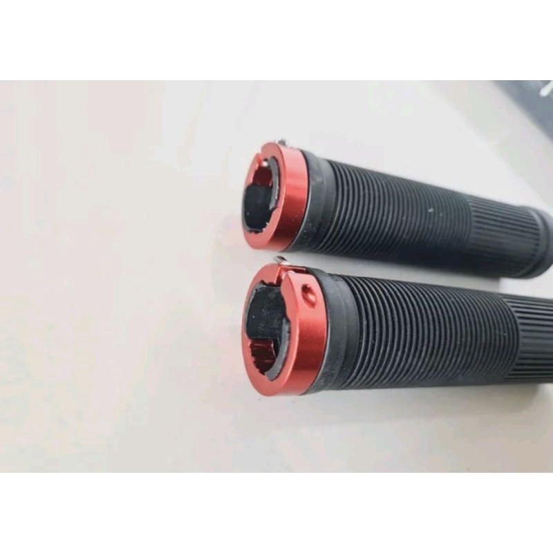 Handle Grip Rubber SP-D314 HandGrip warna Black Red Hitam Merah kuning yellow hitam Sepeda Seli Lipat MTB Folding Bike Feder Hybrid