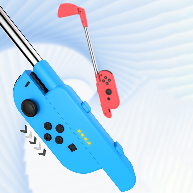 Switch Golf Rod Compatible for Nintendo Switch Mario Golf Super Rush Game,Golf Games Handgrip Accessories for Nintendo Switch Joycons OWT