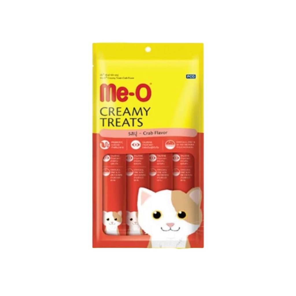 MeO Me-O Creamy Treats Snack Kucing All Variant 1 pack 60gr Non Bio