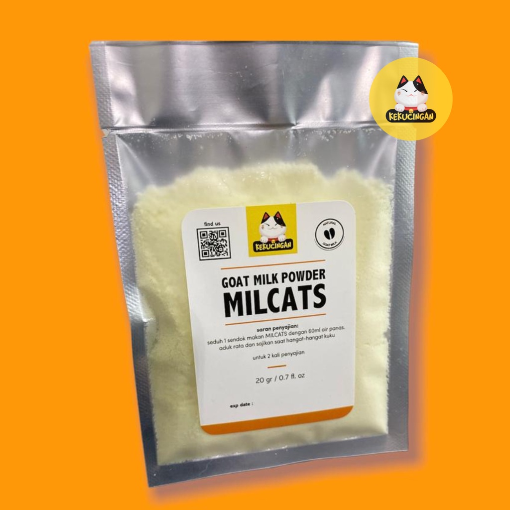 Susu Kucing MILCATS Goat Milk Powder Susu Kambing Bubuk Untuk Kucing Anjing Kitten All Stage