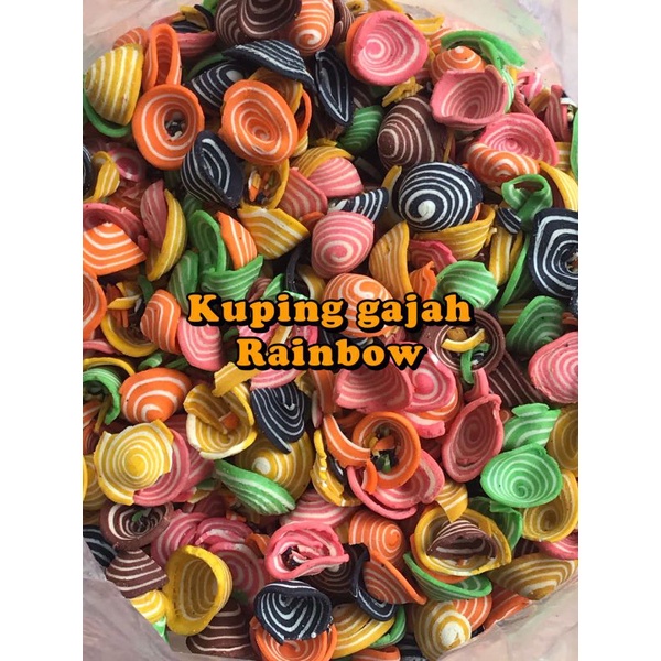 

kuping gajah rainbow/snack kiloan murah/snack murah/cemilan murah/aneka cemilan murah/jajan kiloan/cemilan kiloan/snack murah