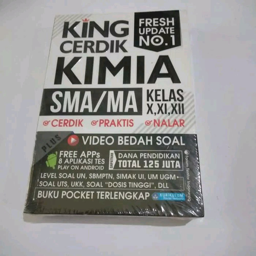 Silakan Order Buku King Cerdik Kimia SMA MA Li mited