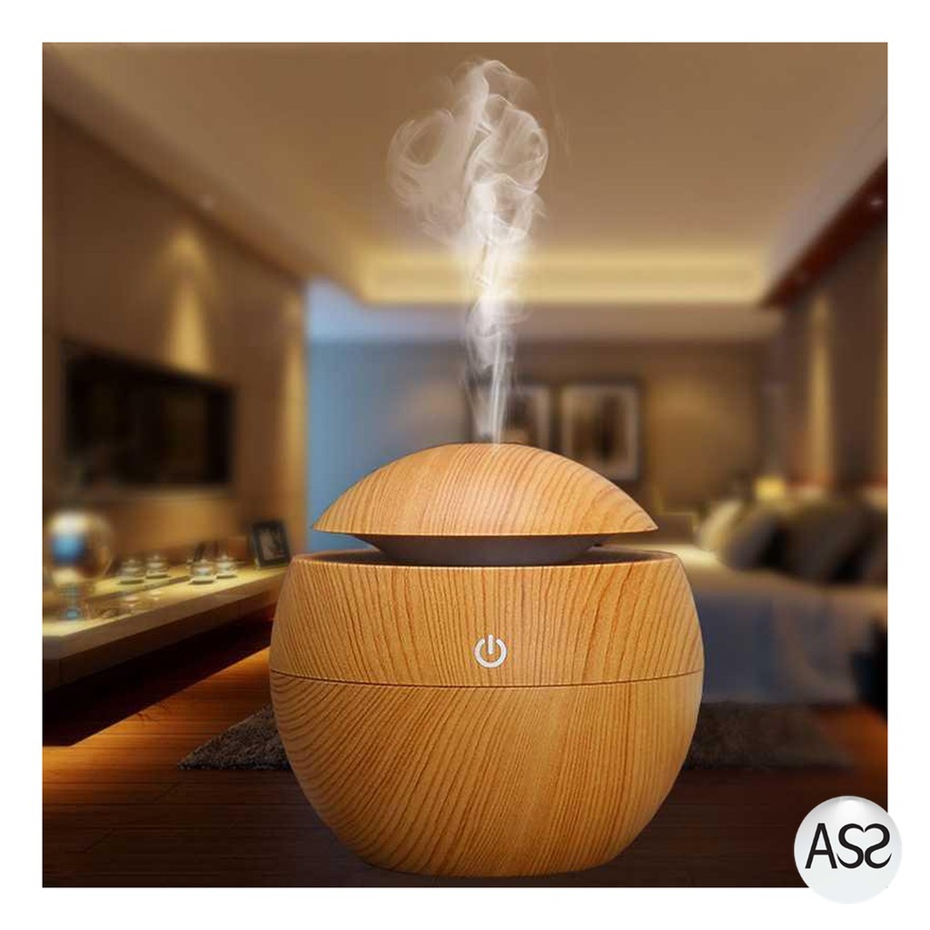 ASS Shop - Taffware Aromatherapy Air Humidifier Desain Kayu - HUMI H41