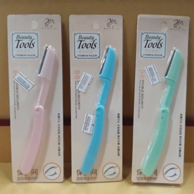 Pisau cukur alis lipat