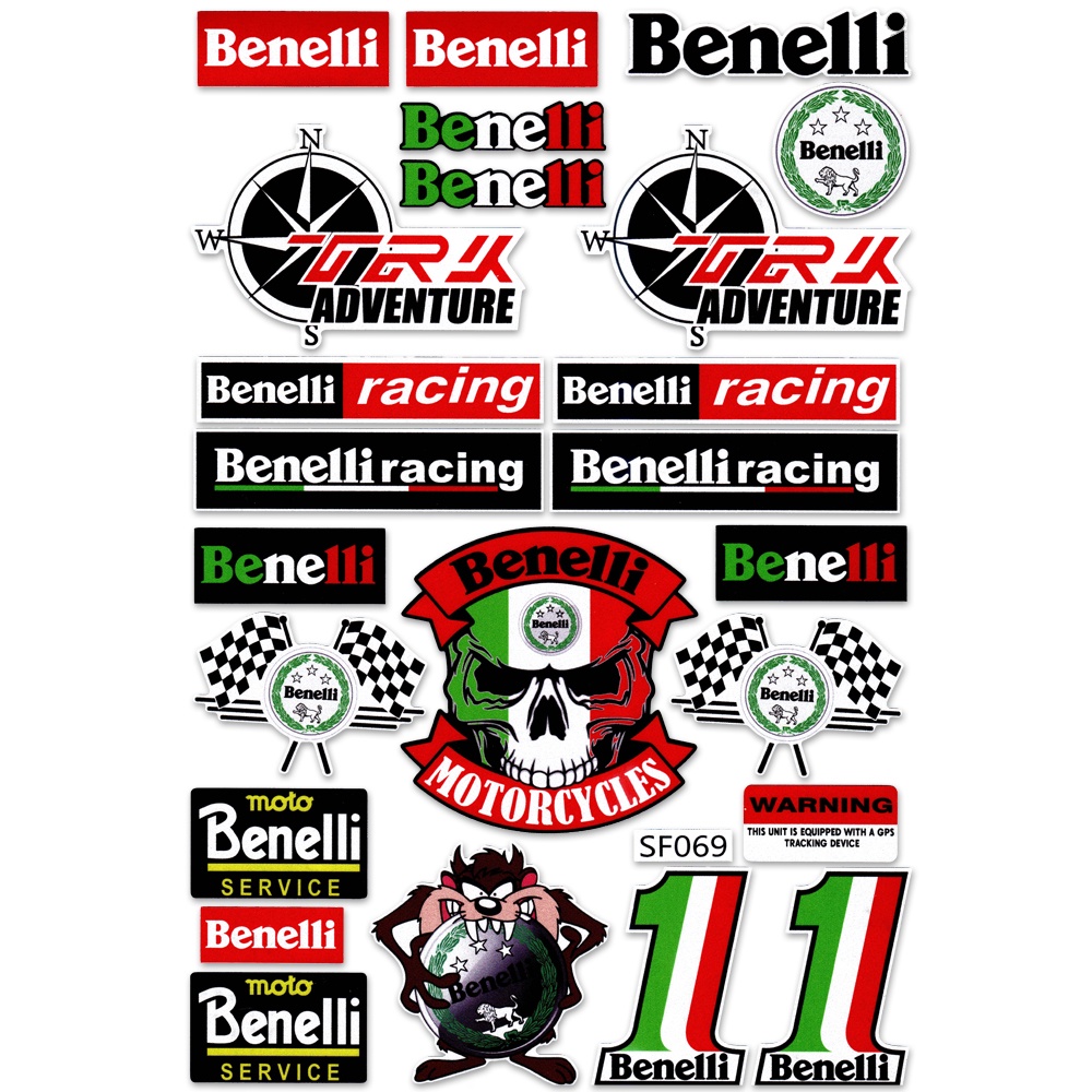 Stiker Reflektif Logo Benelli 600 300 250 302 Untuk Dekorasi Tangki Bensin Motor