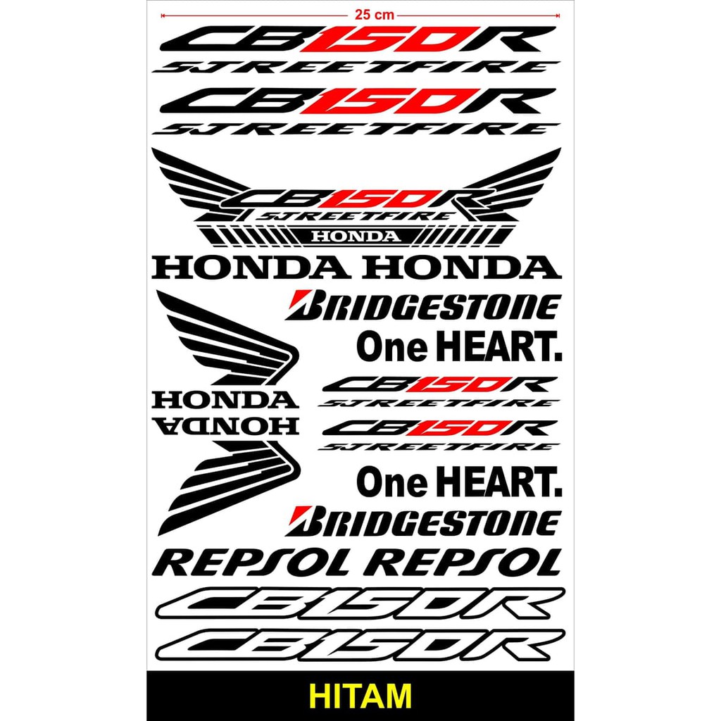 Stiker Motor Cutting Sticker Skotlite Body Motor Honda Cb150r Cbr