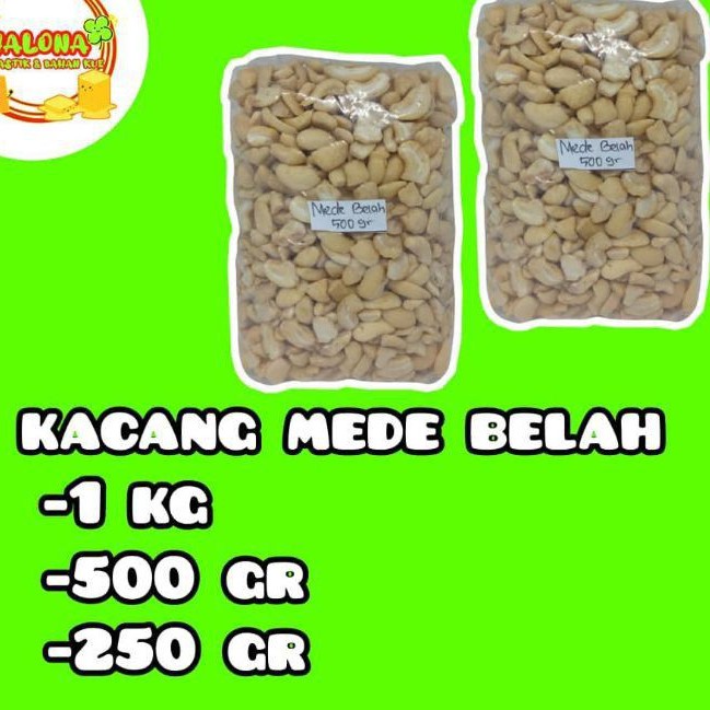 

Kacang Mede Belah Repack (250gr)