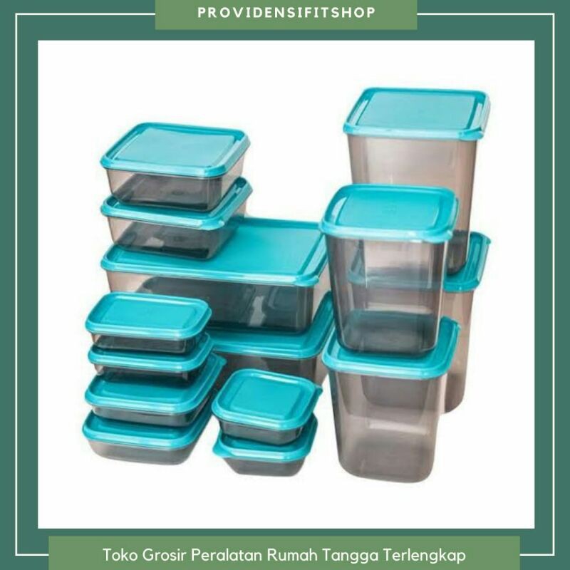 Toples Calista Otaru Smoke 14 pcs Toples Set Kedap Udara Toples Set Beranak Toples Cantik BPA FRee