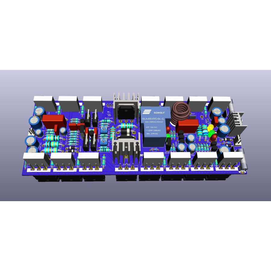 PCB MCRD V3 AMP 2U 20 cm Dauble Layer