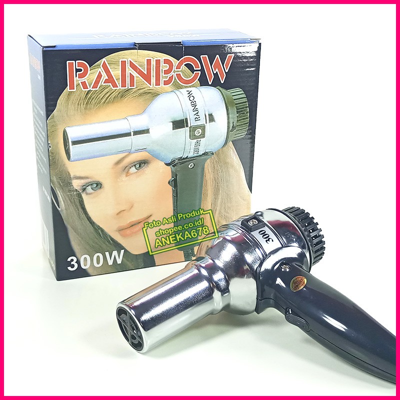 RAINBOW HAIR DRYER PENGERING RAMBUT SALON HAIRDRYER