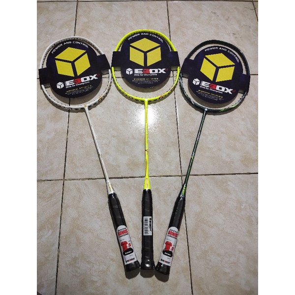 promo raket badminton paket komplit Ebox Nitro 28 Yuzu