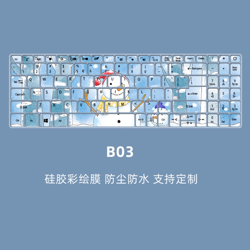 Film Pelindung Debu Keyboard Laptop Motif Kartun Bunga Untuk Acer Swift3-15.6 Inch SF315-41-R7AD