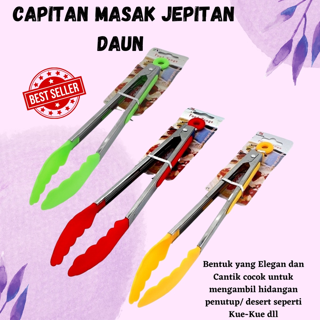 (PDW) Capitan Masak Jepitan Daun Warna 12 Serbaguna