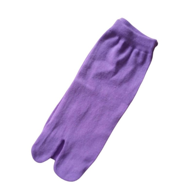 Kaos kaki pendek jempol semata kaki-Ungu