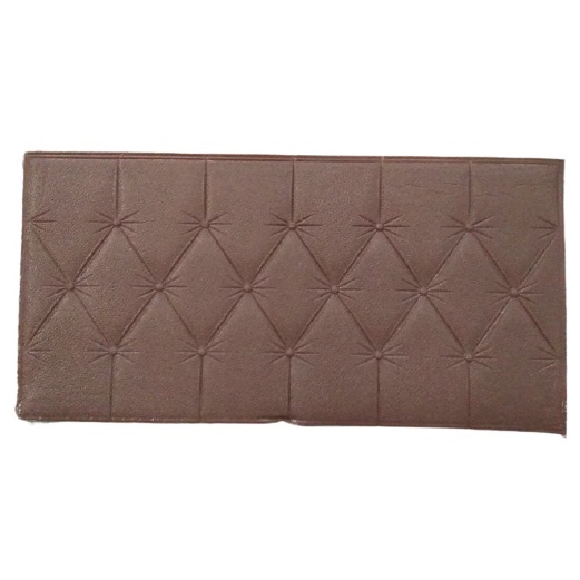 [1KG=24PCS] MGM Wallpaper Dinding Foam 3D Sticker Dinding Bata / Headboard 514 515 517 518-HEADBOARD DARK BROWN