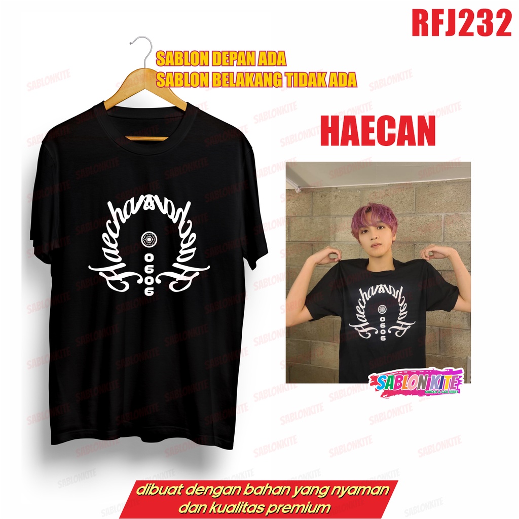 MURAH!!! KAOS NCT HAECHAN RFJ232 HAECHANAHCEAH