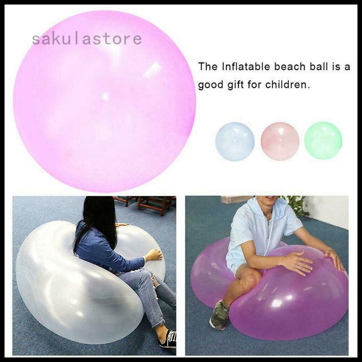 Wubble Bubble Ball Firm Ball Stretch Transparent Super Soft Ball