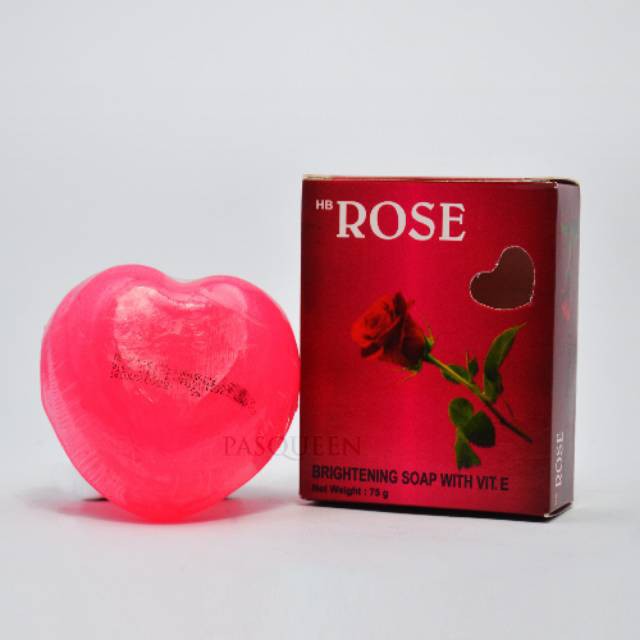 [PERLUSIN] SABUN  HB ROSE MERAH LOVE/SABUN MUKA ROSE LOVE