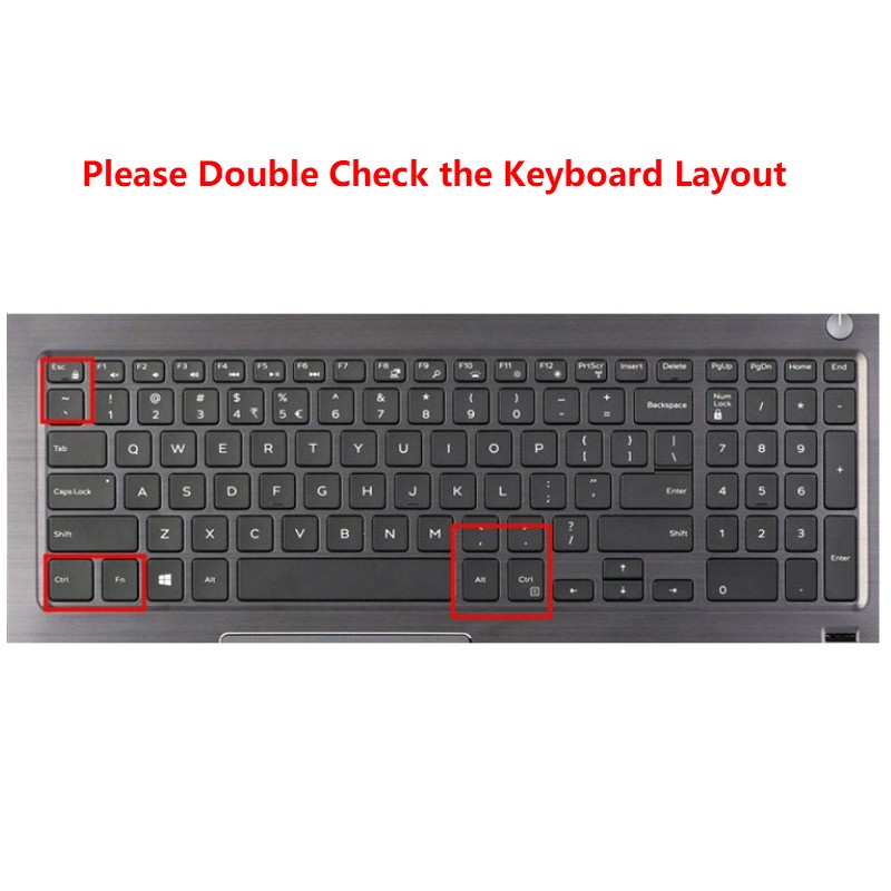 For 15.6 Inches Dell Inspiron 15 Master 15P 5577-2548 3548B Soft Ultra-thin Silicone Laptop Keyboard Cover Protector