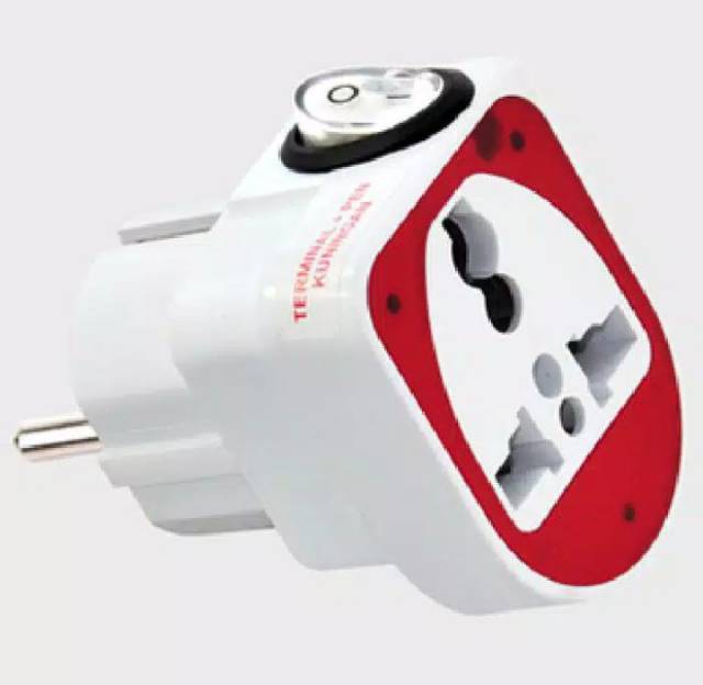 Steker serbaguna Wampro /Kombinasi + On/Off LAMPU Loyal SNi