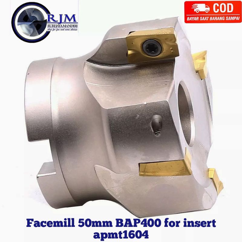 facemill BAP400R 50mm FMB22 apmt16 cocok untuk MT2 MT3 MT4 R8 NT30NT40 C20 C25