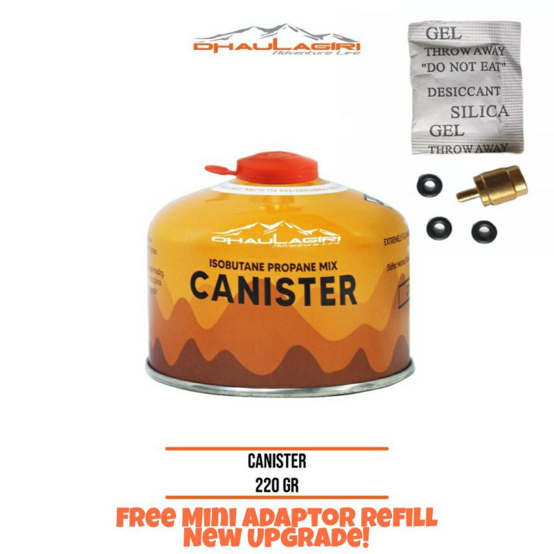 TABUNG GAS CANISTER TANK KOMPOR CAMPING PICNIC TRAVELLING STOVE ULTRALIGHT ORIGINAL DHAULAGIRI
