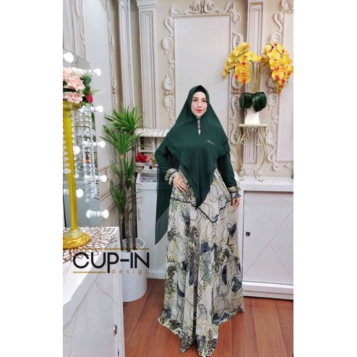 Asoka Series ORI by Cupin Cup-in Design / Gamis Set Syar'i / Gamis Mewah / Gamis Pesta / Baju Syar'i Terbaru / Muslimah Branded Wear-4