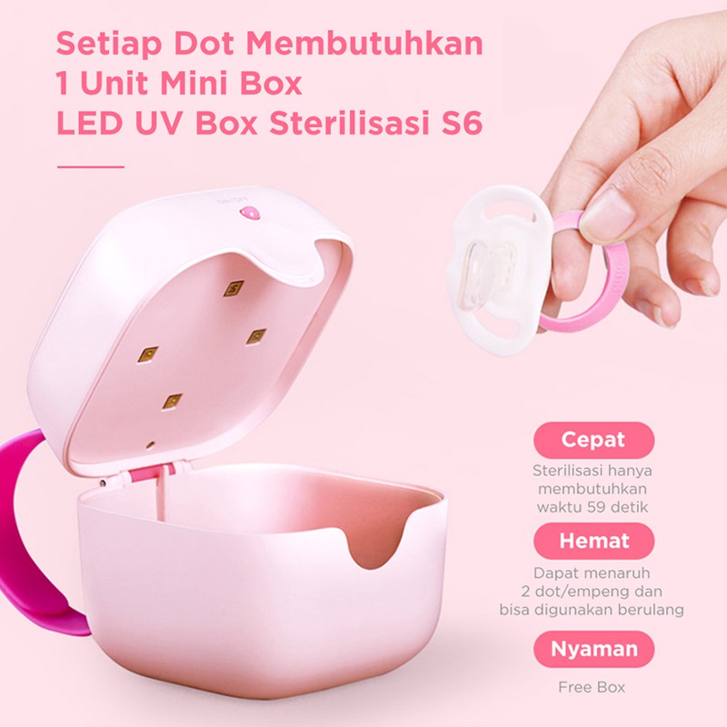 [Ready Stock] 59S UVC LED Mini Sterilizing Box Boks Sterilizer Mini