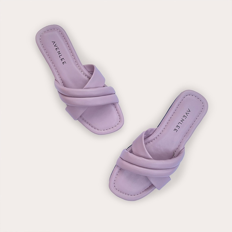 Sandal Wanita Flat Korea Empuk Sol Karet Avenlee Cheery