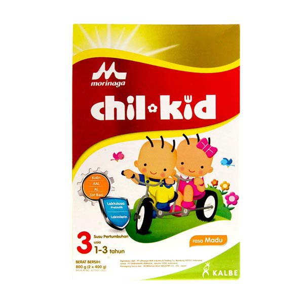 Morinaga Chil Kid 800gr Madu Honey 3 Chilkids Chil-kid 1-3tahun Susu Formula Bubuk 1-3tahun