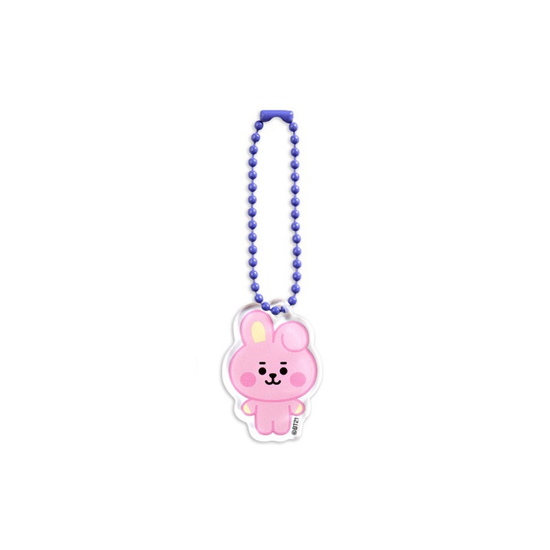 XiaoboACC Gantungan Kunci Boneka Kartun Kpop Idol BTS BT21 Bahan Akrilik