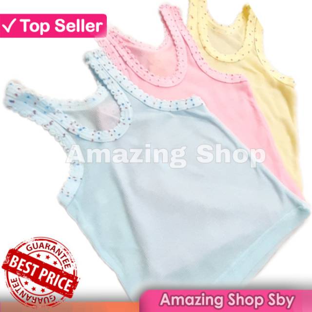 Kaos Dalam Singlet Anak Polos KIKI Warna Bintang Murah Amazing Shop Surabaya