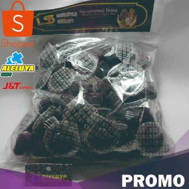 

[KODE Y9CPR] Anggur Perjamuan Kudus cup isi 100 (Non Alkohol)