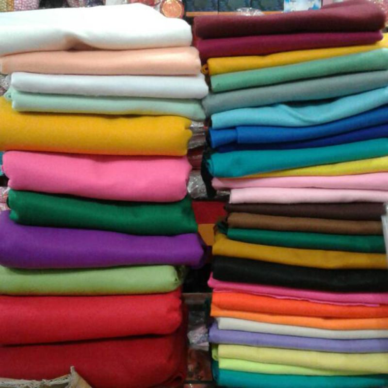 Kain Flanel Polos Meteran